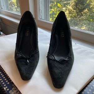 Vintage Ralph Lauren Suede Heels